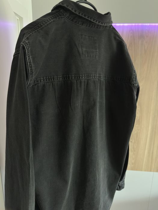 Zara черна дънкова риза размер L
