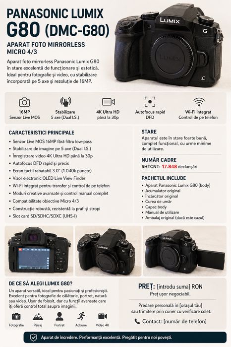 Panasonic Lumix G80