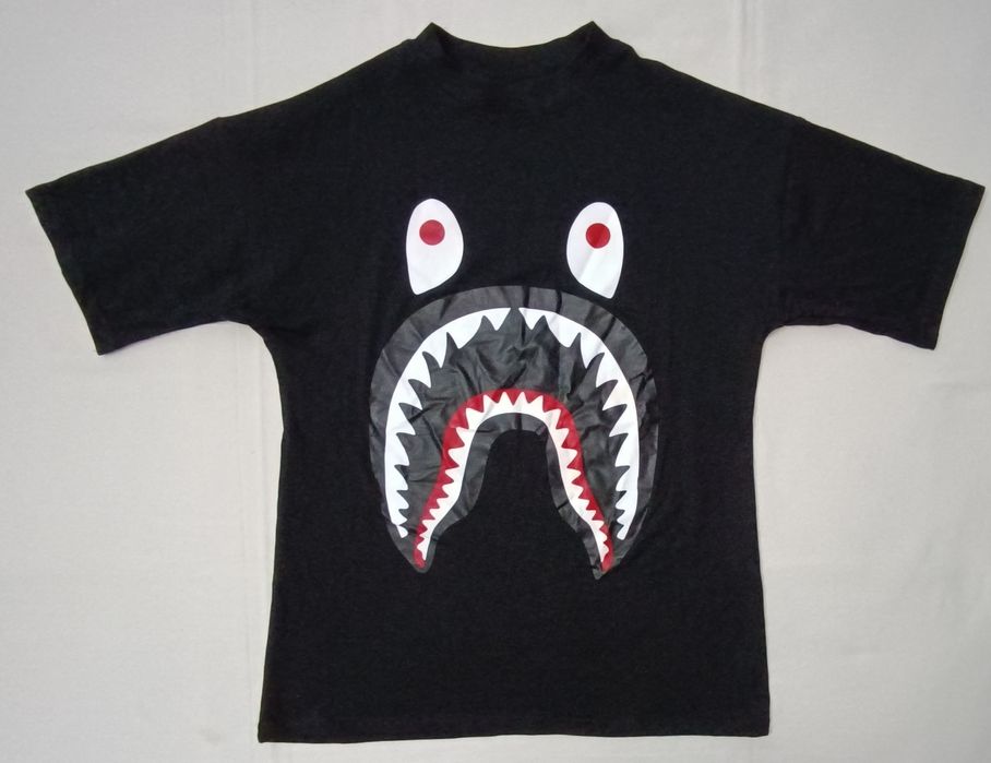 A Bathing Ape Bape Shirt тениска S памучна черна фланелка