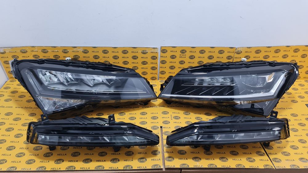 Set far faruri full led proiector calculator Skoda Superb 3 facelift