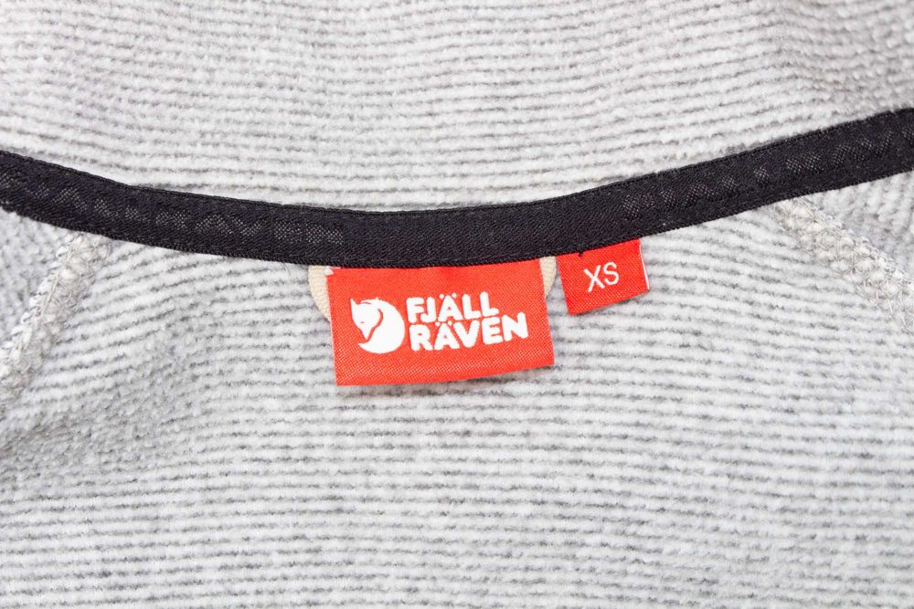Fjallraven Ronja Fleece оригинално дамско поларено яке сиво цял цип XS