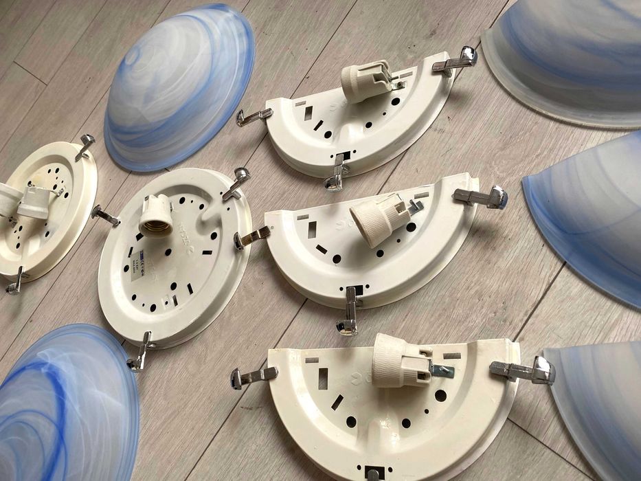 Set complet de aplice / lustră perete pentru dormitor, hol, sufragerie