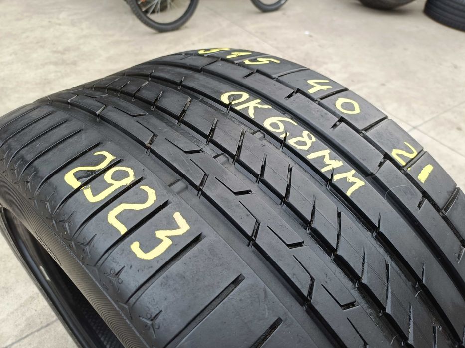 O anvelopa vara 315 40 21 Continental SportContact 6 cu 6,8 mm 2923