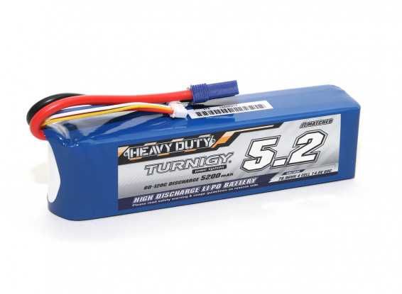 Li-Po Turnigy Heavy Duty 5200mAh 4S 60C LiPo Batery Pack pt Navo Nadit