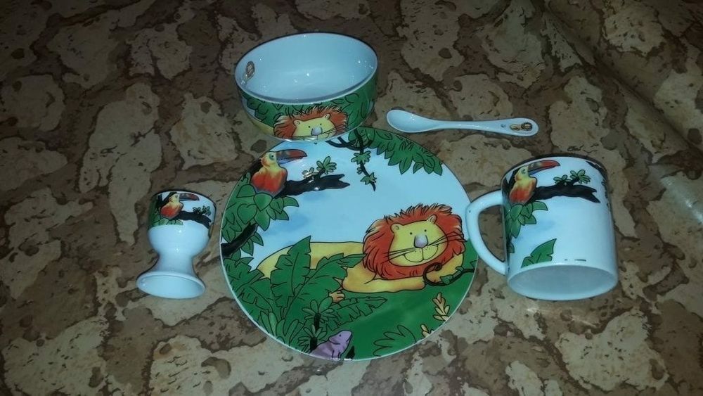 Подарок для львят Чашка Тарелка