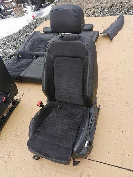 interior piele alcantara vw passat b8 break piele passat b8