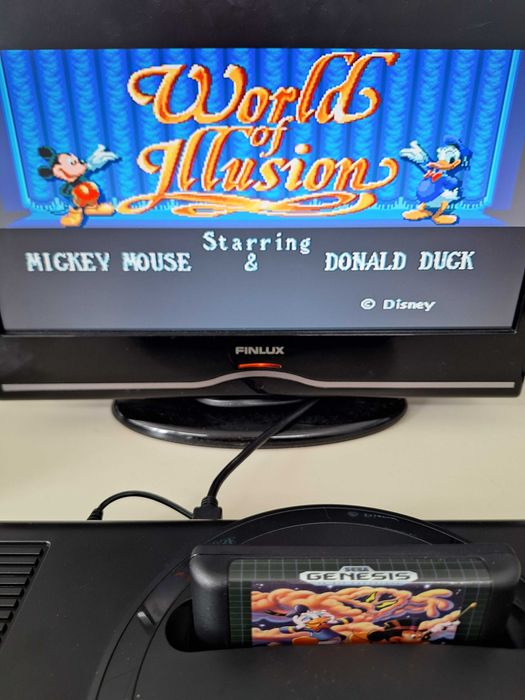 World of Illusion video game Sega Genesis