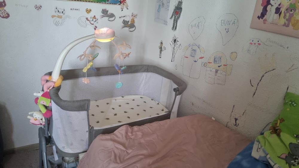Patut co-sleeping Lionelo+bonus carusel,cearceaf&1 husa