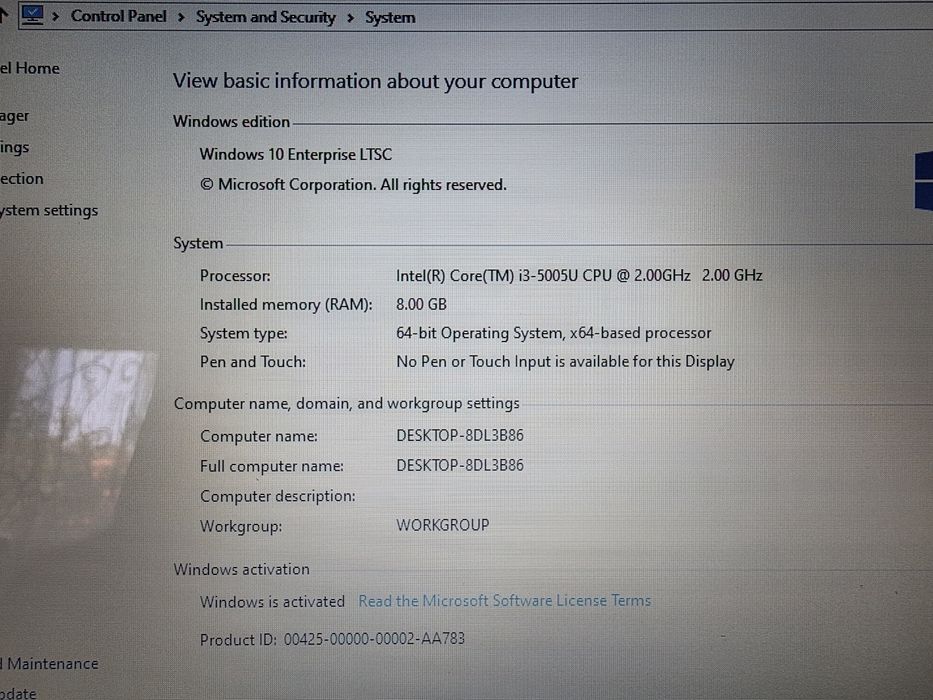 Лаптоп Asus X540L, i3-4005U, GeForce 920MX 2GB, 4GB Ram