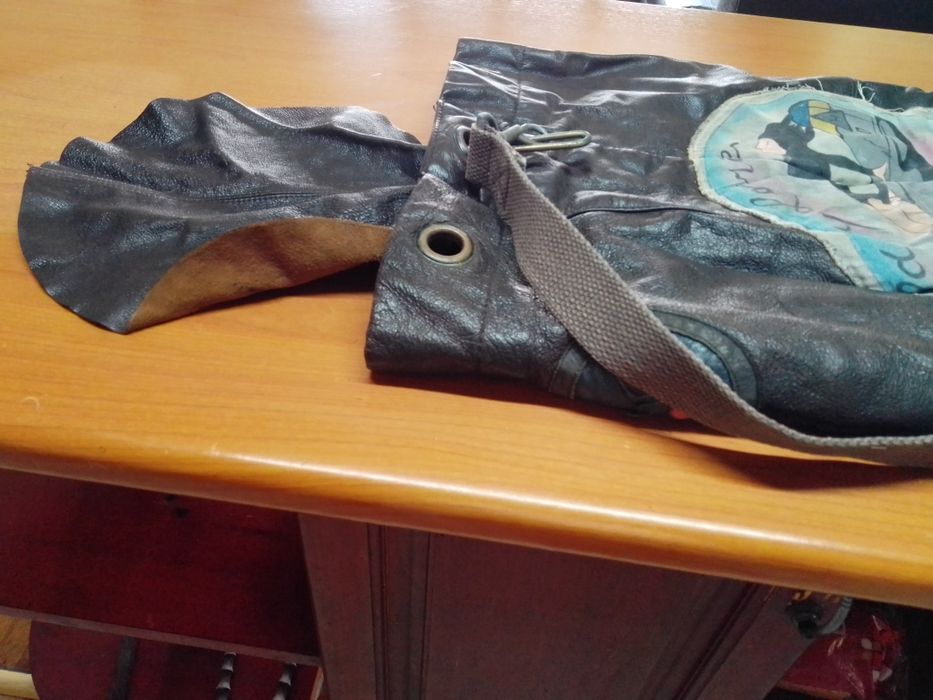 Рокерска  раница, естествена кожа, оригинална!