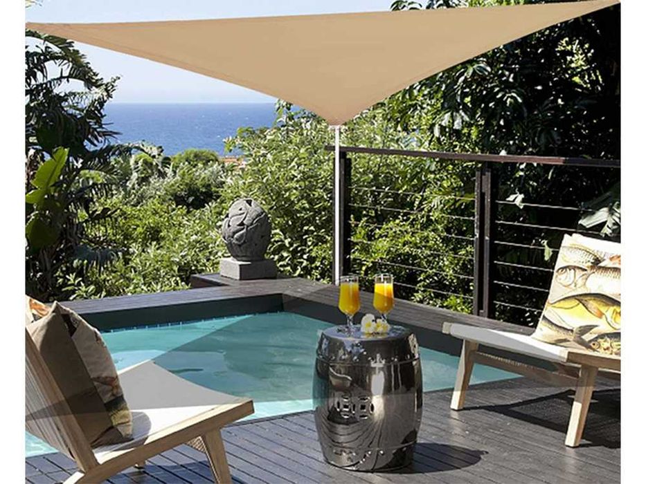 Водоустойчив навес, тента, сенник, за плътна сянка, 3 метра, два цвята