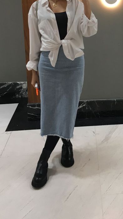 Продам джинсовую миди