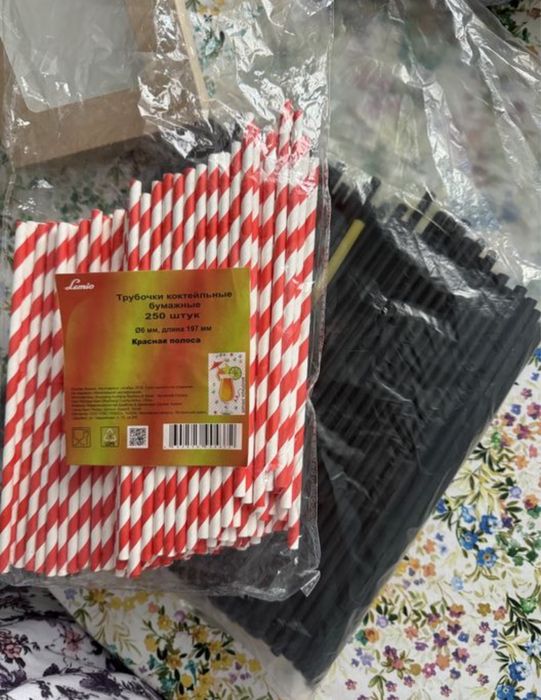 Трубочки для напитков