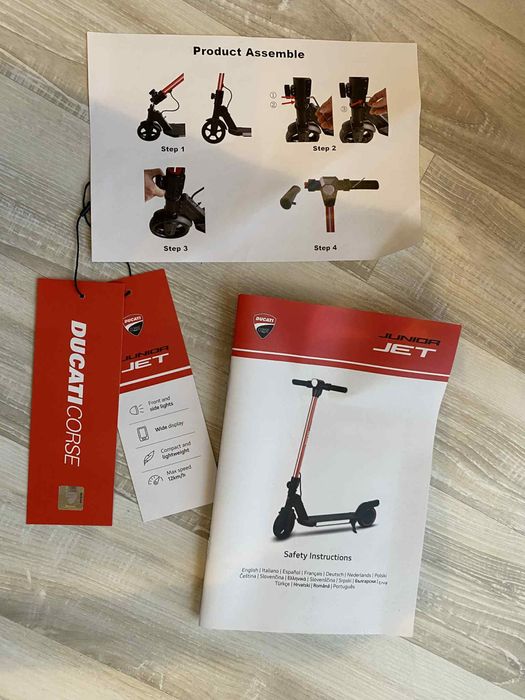 Ducati Junior Jet – Детска електрическа тротинетка (6+)