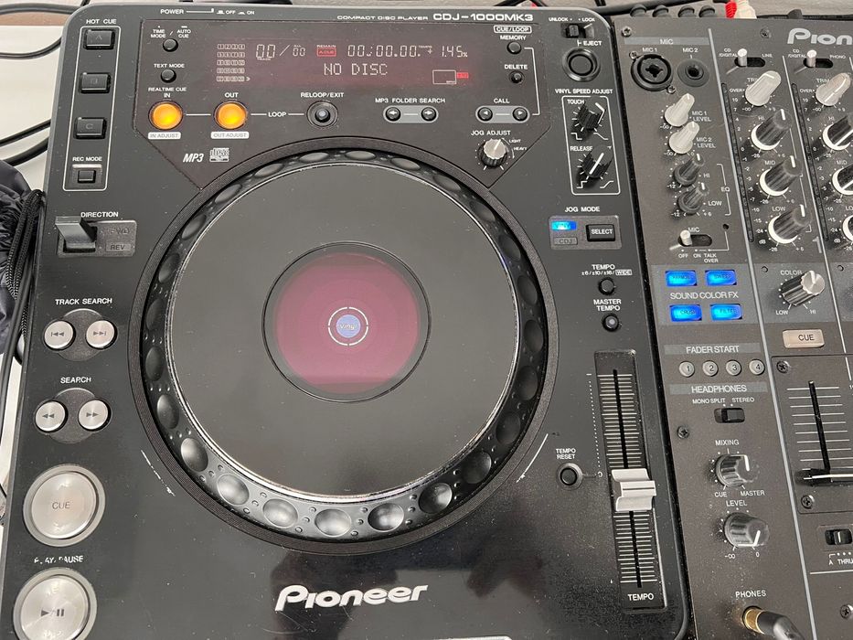 Set 2x CDJ 1000mk3 si DJM-800