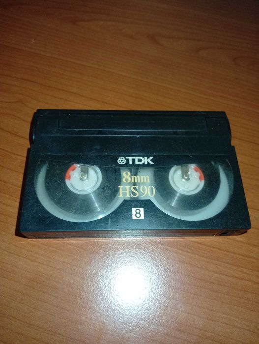 caseta video tdk 8mm hs90