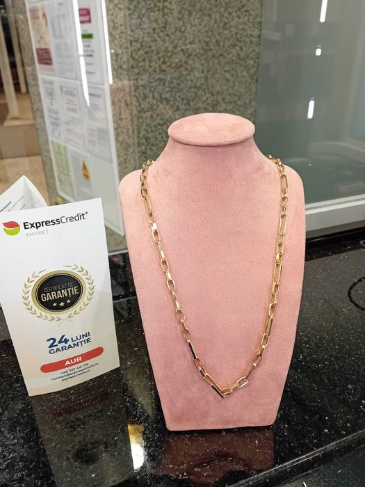 Lant aur 14k 11.85g 62cm (Iulius Mall)(B-90) Garantie 2 ani!