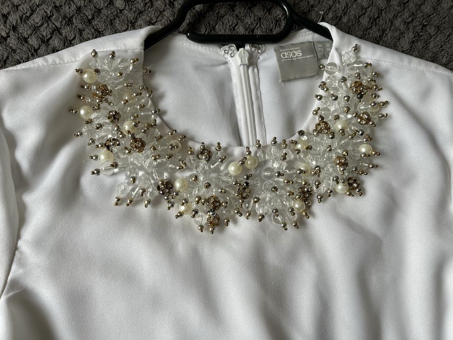 Rochie alba eleganta