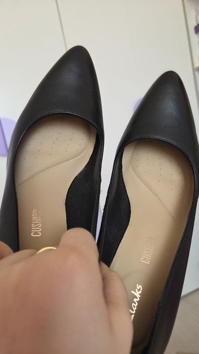Pantofi Clarks piele marime 36