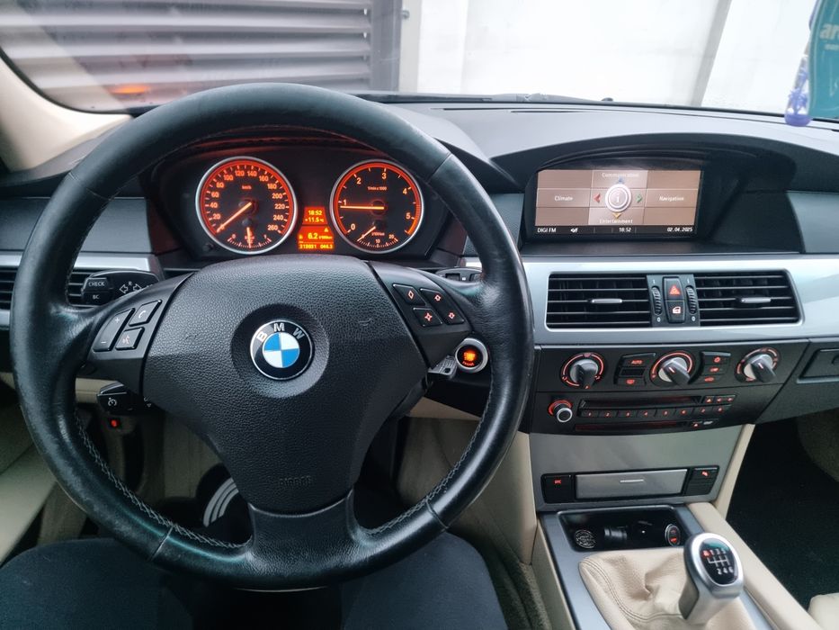 Bmw e 60 2.0 diesel manual euro 5 177 cp vand / schimb