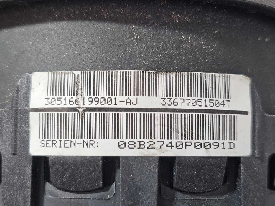 Airbag volan BMW Seria 1 E81 E82 E87 E88 / Seria 3 E90 E91 2004-2013 2008 2.0d 105kW Cod OEM: 32306884672, 6884672 (5G3)