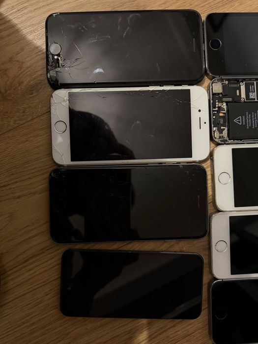 Lot telefoane iphone si android tcl xiaomi huawei motorola