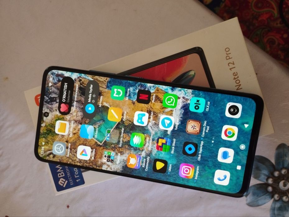 Redmi note 12pro 8+8 256gb