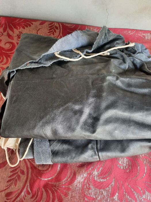 100 % натуральная кожа сшит для дивана новый