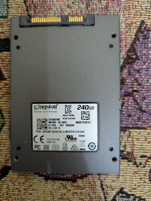 SSD на 240 гигабайт