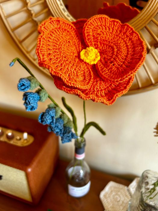 Ръчно Плетени Цветя (Подарък за Дама)