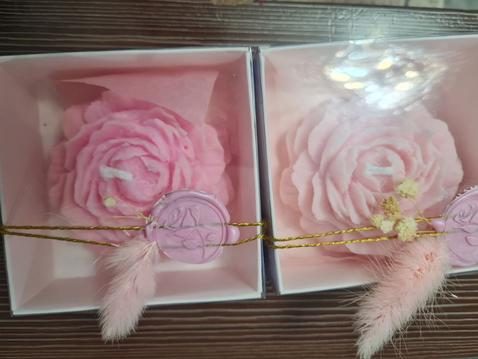 Ароматическая свеча, Роза, 2 шт.