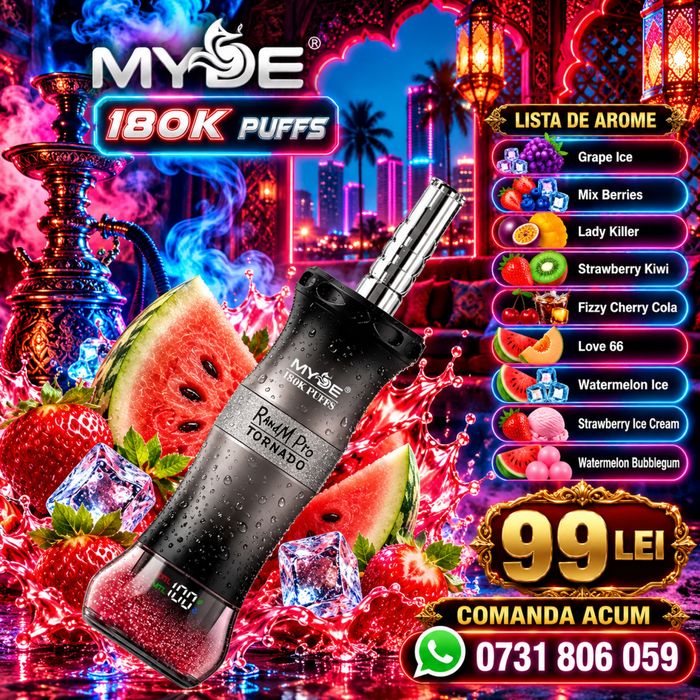 Myde 180.000 puffs 10 arome intense