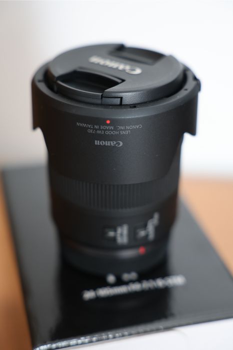 Продавам     обектив Canon RF 24-105mm f/4-7.1 IS STM  почти неизползван.С предна и задна капачка и сенник.