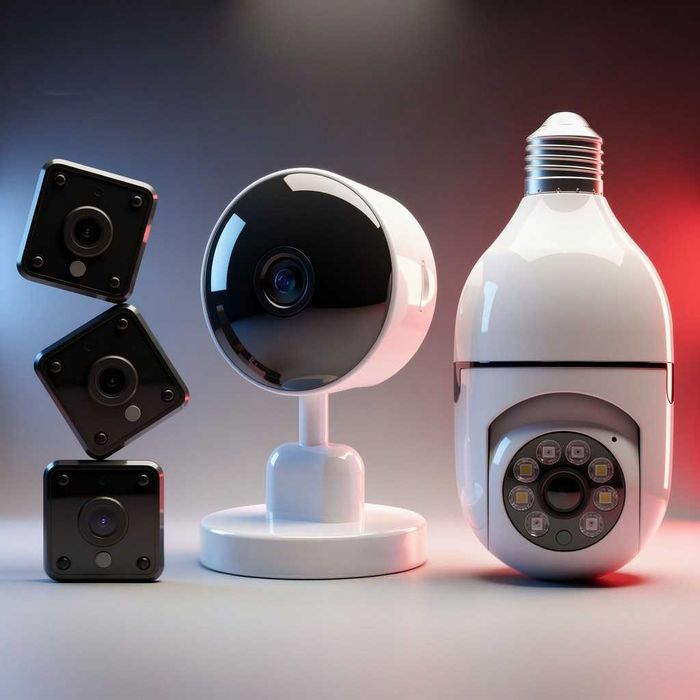 Мини онлайн wifi IP камера видеонаблюдения лампочка на телефон