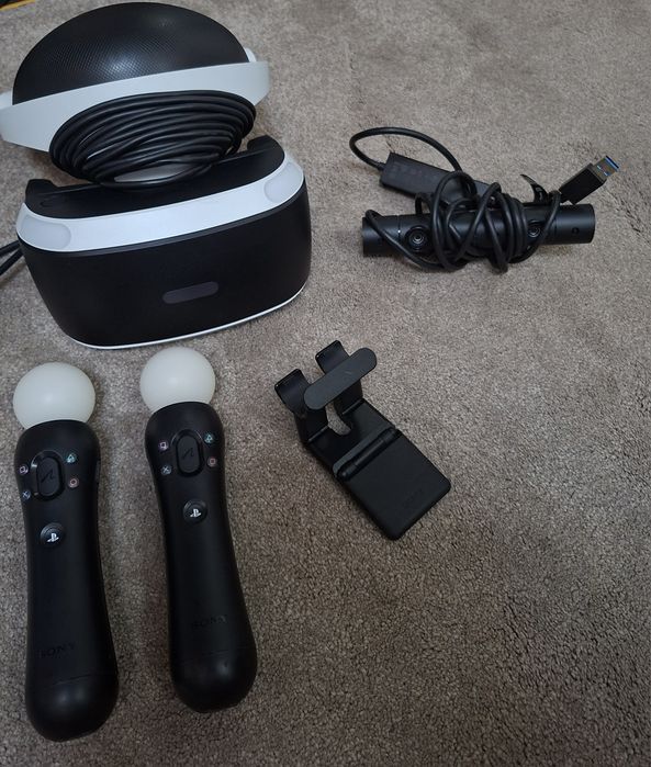 Pachet PS5 Digital Edition + Sistem PS VR + 2x Move + Jocuri Cont
