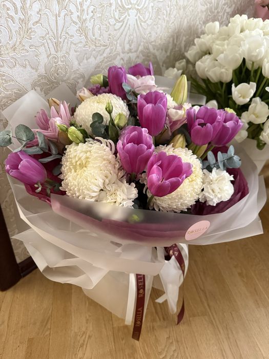 Свежиее букеты от 5000