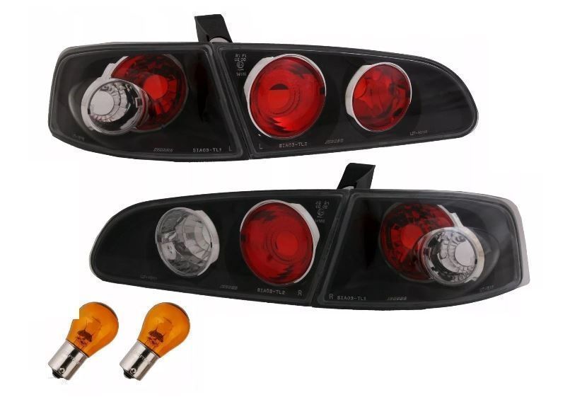 Set stopuri spate tuning lampa Seat Ibiza 02.2002-05.2006 BestAutoVest partea Dreapta+Stanga, transparent+negru