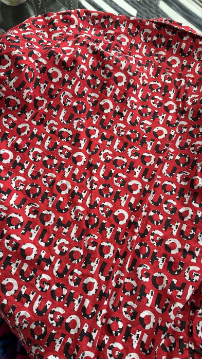 Риза с къс ръкав Hugo