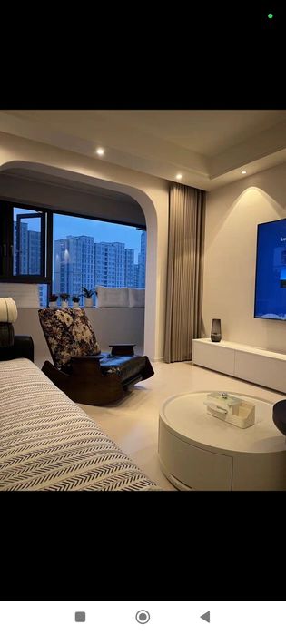 Кресло качалка в скандинавском стиле