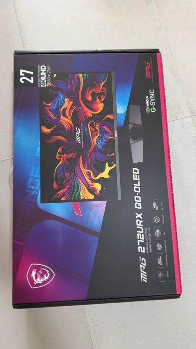 Monitor MSI MPG 272URX QD-OLED, 26.5 inch, UHD, 3840 x 2160, 240 Hz
