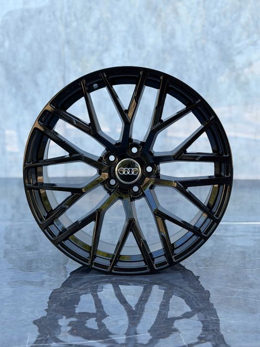 Jante Roti Audi R20 5x112 Black A4 A5 A6 A7 A8 Q3 Q5 Q7 Q8 SQ7 SQ8 RSQ8 E-Tron Aliaj Nou
