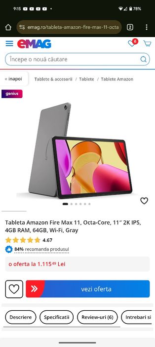 Amazon fire max 11