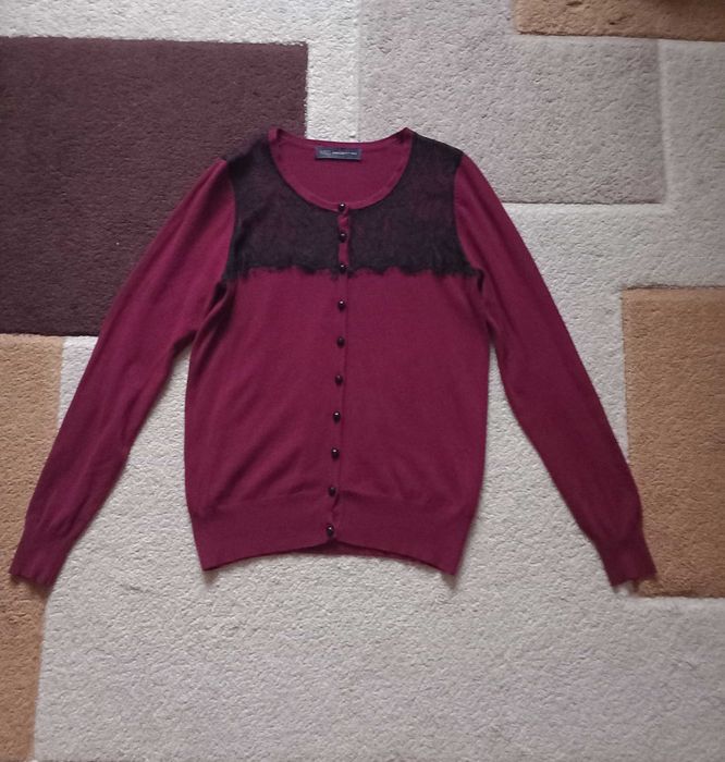 Cardigan cu dantelă,mărimea s