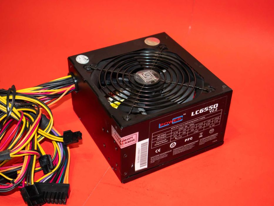 LC POWER LC6550 V2.2 550W Компютърно захранване ATX PC PSU