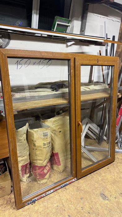 Окно пластиковое б/у 81*81