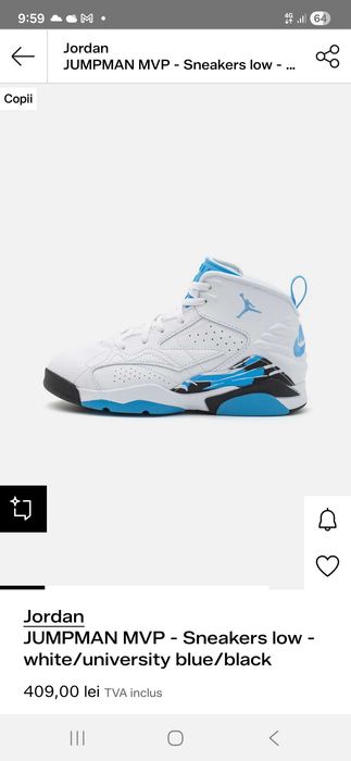 De vanzare Jorden  ptr copii