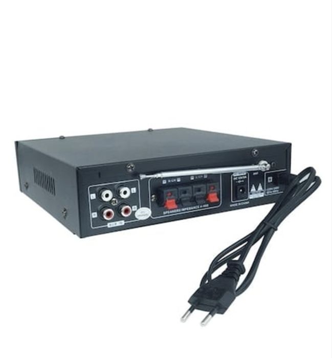Amplificator receiver Bluetooth BT-158, USB, telecomanda inclusa