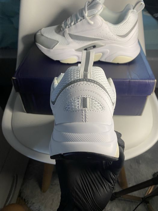 White And Silver Dior B22