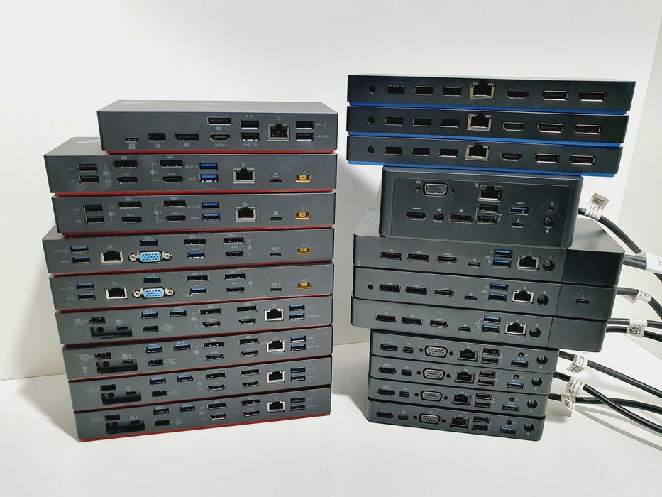 Dock Lenovo ThinkPad Thunderbolt 3, Dell WD19, HP USB-C Dock G4