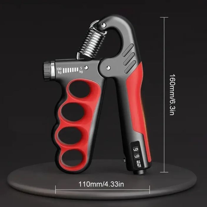 Ръкохватка за тренировка на предмишница 5 - 100 кг. с брояч